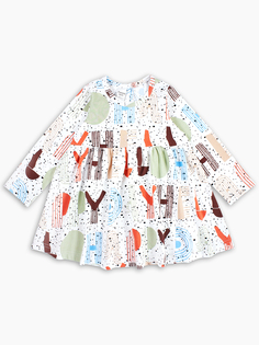 Платье с длинным рукавом Веселый малыш Счастливый день, р. 128