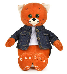 Игрушка мягкая Maxitoys Колбаскинв джинсовой куртке, 20 см