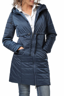 Плащ женский DizzyWay 20103 синий 50 RU