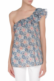 Топ женский PINKO TAG G86158169 голубой 42 IT