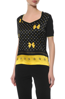 Футболка женская Elisa Fanti M890114 черная 44 IT