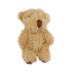 Фигурка декоративная мишка 4,5см тёмно-бежевый АЙРИС