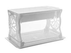 Сушилка для посуды двухъярусная Ар-Пласт, белый