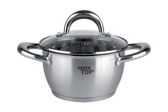 Кастрюля 2.4л Green Top JL-0689 Эстет Коралл