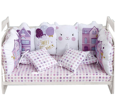 Набор бортиков "Крошка Я" Сладкие мечты (60*42смх2шт,30*42смх4шт,30*30смх4шт) Крошка Я