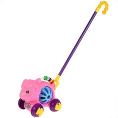 Каталка с ручкой Зверюшка S+S Toys