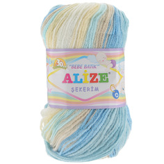 Пряжа ALIZE "Sekerim Bebe Batik", цвет 4398, 5 мотков, арт. 364106 ( 5)