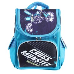Ранец Calligrata Smart Cross Monster, 38х26х14 см
