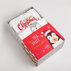 Подарочный набор "My first Crisrmas" полотенце 85х85 см Крошка Я