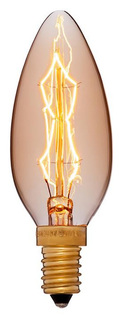Лампа светодиодная E14 4W свеча золотая 056-823 Sun Lumen