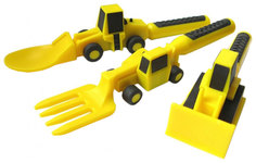 Набор детских столовых приборов 3 шт. Constructive Eating Construction Line