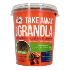 Гранола мюсли с орехами стакан take away Vitalia 4 стакана по 90 г 28 Black