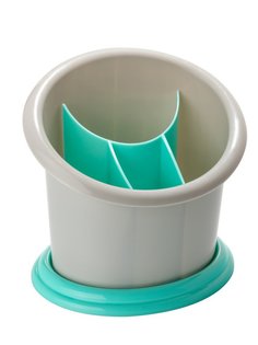 Подставка под столовые приборы Альтернатива Тиффани, серо-бирюзовый Alternativa