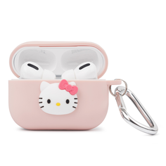 Чехол для Apple Airpods Pro Hello Kitty Cartoon Silicone Case Pink