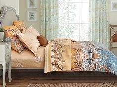Скатерть прямоугольная с гипюром 160х300 Karna Botanic ментол Cleo
