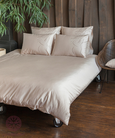 Комплект постельного белья Luxberry Tenderness бежевый полутораспальный
