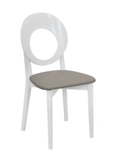 Стул Cтул Leset Хьюстон Белый лак / Искусственная кожа 526 Мебель Импэкс