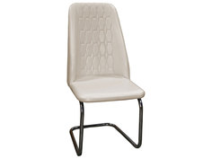 Стул Марсала Батлер 08 (Белый), иск. кожа / Каркас Нержавеющая сталь, 2 шт. Avrora