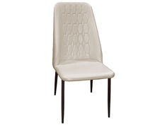 Стул Марсала на ножках Батлер 08 (Белый), иск. кожа / Каркас Черный муар, 2 шт. Avrora