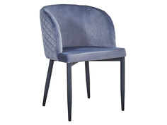 Стул Оскар MC11 HLR-21 Серый, велюр / Черный матовый Stool Group