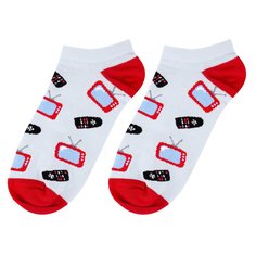 Носки женские Kawaii Factory Телевизор белые 35-39