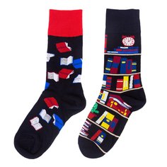 Носки женские Kawaii Factory Книги черные 35-39