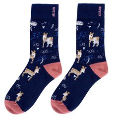 Носки женские Kawaii Factory Олени синие 35-39