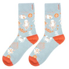 Носки женские Kawaii Factory Ракушки синие 35-39