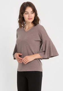 Свитер женский Remix 6564/1 коричневый 42