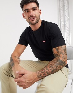 Черная футболка с маленьким логотипом Levis-Черный Levis®