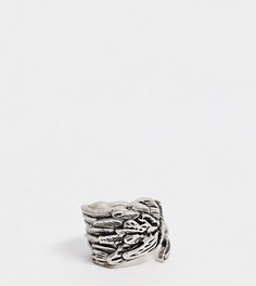 Серебристое кольцо Reclaimed Vintage-Серебряный