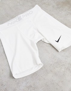Белые боксеры-брифы Nike Pro Training-Белый