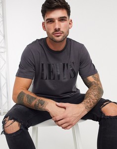 Темно-серая футболка в стиле 90-х с логотипом Levis-Серый Levis®