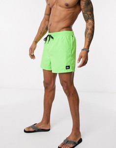 Зеленые пляжные шорты Quiksilver Everyday Volley - 15 inch-Зеленый
