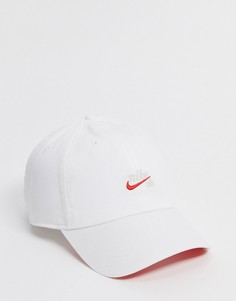 Белая кепка с логотипом Nike SB-Белый