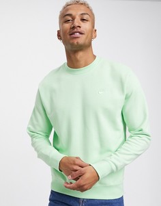 Зеленый свитшот с круглым вырезом Nike Club