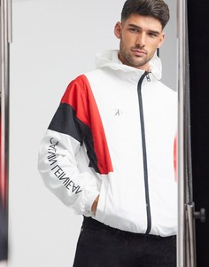 Олимпийка в стиле колор блок Calvin Klein Jeans-Белый