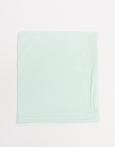 Трикотажный шарф-снуд светло-зеленого цвета ASOS DESIGN-Зеленый