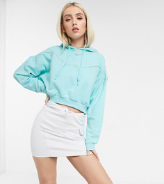 Короткий худи со светоотражающим логотипом Reebok эксклюзивно для ASOS-Фиолетовый