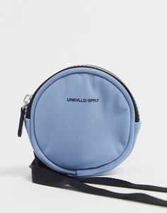 Голубой кошелек на молнии ASOS DESIGN-Синий