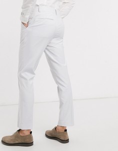 Серые брюки зауженного кроя ASOS DESIGN wedding-Серый