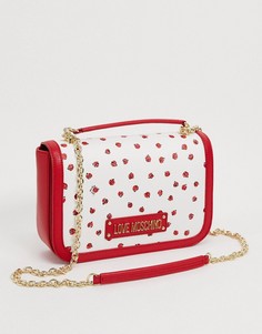 Сумка через плечо с принтом Love Moschino-Мульти