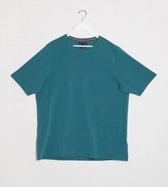 Синяя футболка с логотипом Tommy Hilfiger Big and Tall-Синий