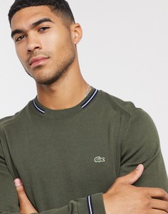 Джемпер с круглым вырезом Lacoste-Синий