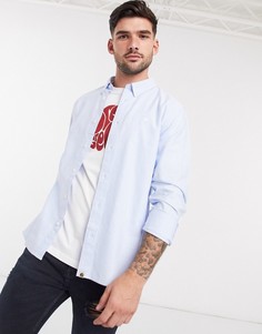 Синяя оксфордская рубашка с логотипом Pretty Green-Синий