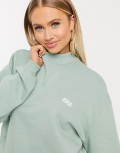 Свитшот с круглым вырезом ASOS 4505-Зеленый