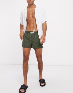 Короткие шорты для плавания цвета хаки New Look-Зеленый