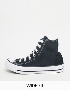 Черные кеды для широкой стопы Converse Chuck Taylor All Star-Черный