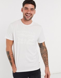 Белая футболка с однотонным логотипом Levis 2-Белый Levis®