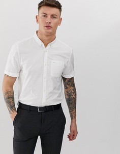 Белая оксфордская рубашка классического кроя River Island-Белый